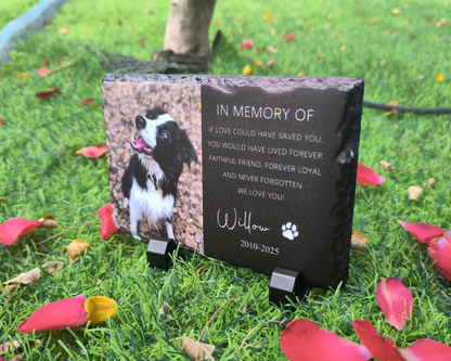 Personalized Pet Memorial,Custom Pet Memorial Stone,Pet Grave Marker With Photo,Pet Grave Stone,Pet Memorial Gift,Dog Sympathy Gift