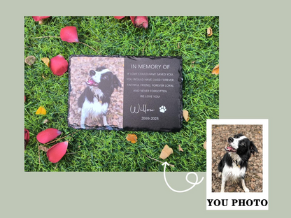 Personalized Pet Memorial,Custom Pet Memorial Stone,Pet Grave Marker With Photo,Pet Grave Stone,Pet Memorial Gift,Dog Sympathy Gift