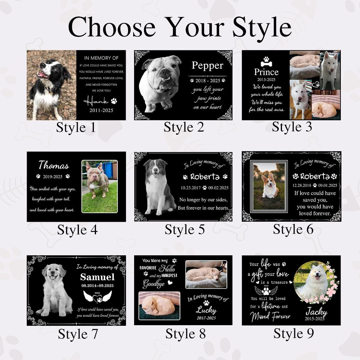 Personalized Pet Memorial,Custom Pet Memorial Stone,Pet Grave Marker With Photo,Pet Grave Stone,Pet Memorial Gift,Dog Sympathy Gift